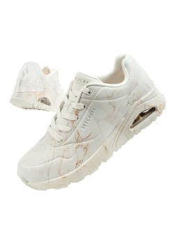 Buty Skechers Uno 155584/OFWT białe ze sklepu ButyModne.pl w kategorii Buty sportowe damskie - zdjęcie 181984764