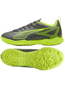 Buty piłkarskie Puma Ultra Play Tt 108333-03 szare ze sklepu ButyModne.pl w kategorii Buty sportowe dziecięce - zdjęcie 181984860