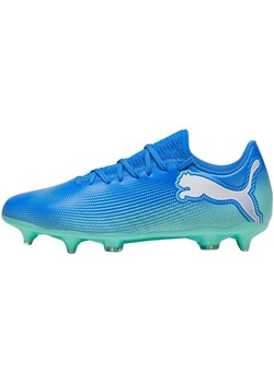 Buty piłkarskie Puma Future 7 Play MxSG 107940 01 niebieskie ze sklepu ButyModne.pl w kategorii Buty sportowe męskie - zdjęcie 181984873