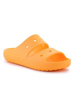 Klapki Crocs Classic Sandal V2 W 209403-85Q pomarańczowe ze sklepu ButyModne.pl w kategorii Klapki damskie - zdjęcie 181985224