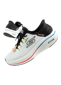 Buty Skechers Go Run Slip-INS M 220853/WMLT białe ze sklepu ButyModne.pl w kategorii Buty sportowe męskie - zdjęcie 181985260