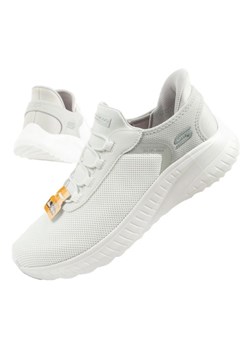 Buty Skechers Bobs Squad Slip-INS M 118303/OFWT białe ze sklepu ButyModne.pl w kategorii Buty sportowe męskie - zdjęcie 181985264