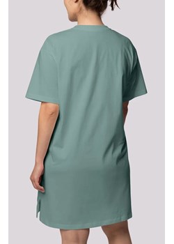 Mona bawełniana koszula nocna damska oliwkowa Bliss Plus Size, Kolor oliwkowy, Rozmiar 2XL, Mona ze sklepu Primodo w kategorii Koszule nocne - zdjęcie 181986612
