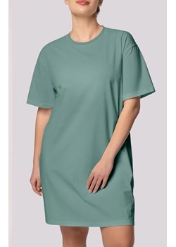 Mona bawełniana koszula nocna damska oliwkowa Bliss Plus Size, Kolor oliwkowy, Rozmiar 2XL, Mona ze sklepu Intymna w kategorii Koszule nocne - zdjęcie 181987122