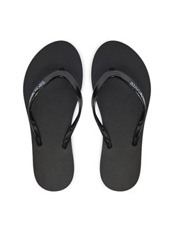 Japonki Emporio Armani XVQS09 XN118 00002 Czarny ze sklepu eobuwie.pl w kategorii Klapki damskie - zdjęcie 181987380