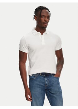 Robe di Kappa Polo William 6006170 Biały Slim Fit ze sklepu MODIVO w kategorii T-shirty męskie - zdjęcie 181988643