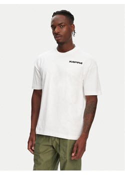 Kappa T-Shirt Nyle 351S5GW Biały Regular Fit ze sklepu MODIVO w kategorii T-shirty męskie - zdjęcie 181988644