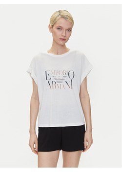 Emporio Armani T-Shirt EW000616 AF12187 U1131 Biały Loose Fit ze sklepu MODIVO w kategorii Bluzki damskie - zdjęcie 181988651