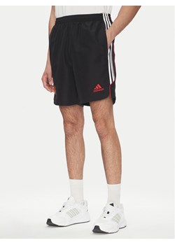 adidas Szorty sportowe Manchester United UBP JF0369 Czarny Regular Fit ze sklepu MODIVO w kategorii Spodenki męskie - zdjęcie 181988734