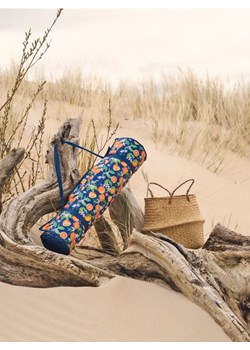Sinsay - Mata plażowa z poduszką w pomarańcze - granatowy ze sklepu Sinsay w kategorii Akcesoria plażowe - zdjęcie 181992412