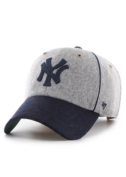 47 Brand Czapka z daszkiem MLB New York Yankees B-BRKCU17WIS Szary ze sklepu MODIVO w kategorii Czapki z daszkiem męskie - zdjęcie 181993362
