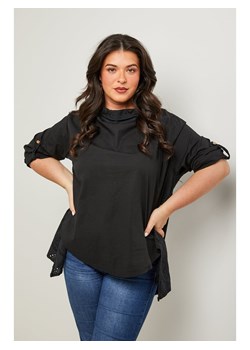 Curvy Lady Bluzka w kolorze czarnym ze sklepu Limango Polska w kategorii Bluzki damskie - zdjęcie 181994743