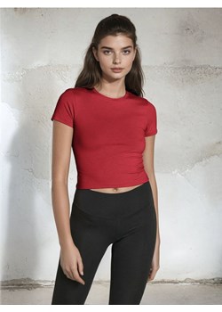 Sinsay - Koszulka crop top - czerwony ze sklepu Sinsay w kategorii Bluzki damskie - zdjęcie 181998492