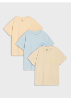 Sinsay - Koszulki 3 pack - pomarańczowy ze sklepu Sinsay w kategorii T-shirty chłopięce - zdjęcie 181998503