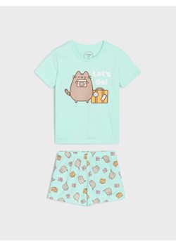 Sinsay - Piżama dwuczęściowa Pusheen the Cat - zielony ze sklepu Sinsay w kategorii Piżamy dziecięce - zdjęcie 181998513
