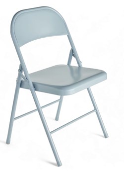 UTILITY Krzesło składane w kolorze niebieskim - 43 x 78 x 46 cm ze sklepu Limango Polska w kategorii Krzesła - zdjęcie 182002024