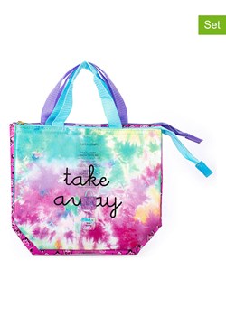 Tri-Coastal Design Torby termiczne (2 szt.) w kolorze różowym ze wzorem - 29 x 32 cm ze sklepu Limango Polska w kategorii Pojemniki kuchenne - zdjęcie 182002210