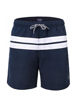 Spodenki Plażowe (Kąpielówki) - Pako Jeans - Granat, Biały Pas SPPJNSplazoweCORALgrbi ze sklepu JegoSzafa.pl w kategorii Kąpielówki - zdjęcie 182003083