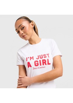 JUICY COUTURE T-SHIRT JUST A GIRL T WHT/RED ze sklepu JD Sports  w kategorii Bluzki damskie - zdjęcie 182003251