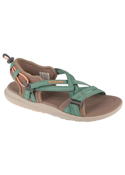 Sandały Columbia Sandal 1889551258 zielone ze sklepu ButyModne.pl w kategorii Sandały damskie - zdjęcie 182004020