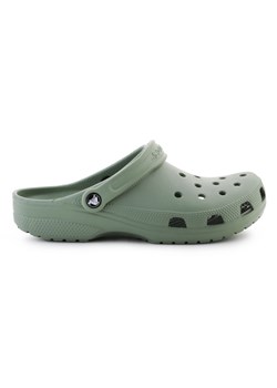 Klapki Crocs Classic 10001-308 zielone ze sklepu ButyModne.pl w kategorii Klapki męskie - zdjęcie 182004124