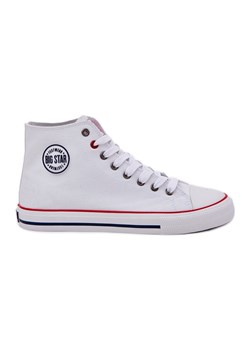Materiałowe Trampki Męskie Big Star NN174305 HI-POLY System Białe ze sklepu ButyModne.pl w kategorii Trampki męskie - zdjęcie 182004211