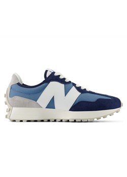 Buty sportowe damskie/męskie New Balance Nb 327 sneakersy zamszowe niebieskie (U327CJ) ze sklepu ButyModne.pl w kategorii Buty sportowe damskie - zdjęcie 182004642