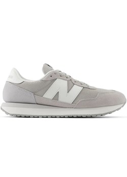 Sneakersy męskie New Balance 237 buty sportowe zamszowe szare (MS237LGG) ze sklepu ButyModne.pl w kategorii Buty sportowe męskie - zdjęcie 182004652