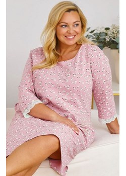 Doctor Nap koszula nocna plus size TB.7152.DAISY_FLOWER, Kolor różowy-wzór, Rozmiar L, Doctor Nap ze sklepu Primodo w kategorii Koszule nocne - zdjęcie 182006452