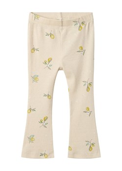 name it Legginsy w kolorze beżowym ze sklepu Limango Polska w kategorii Spodnie dziewczęce - zdjęcie 182006781