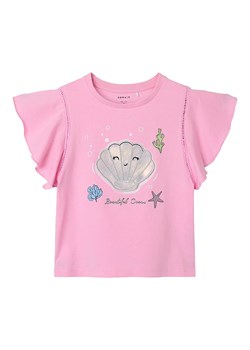 name it Koszulka w kolorze jasnoróżowym ze sklepu Limango Polska w kategorii Bluzki dziewczęce - zdjęcie 182006821