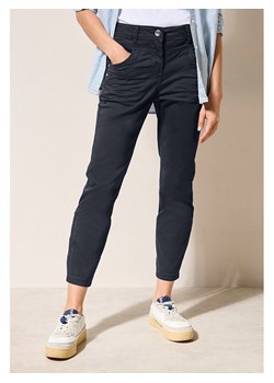 Cecil Spodnie - Slim fit - w kolorze granatowym ze sklepu Limango Polska w kategorii Spodnie damskie - zdjęcie 182006881