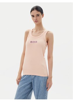 BOSS Top C-Ematite 50536985 Czerwony Slim Fit ze sklepu MODIVO w kategorii Bluzki damskie - zdjęcie 182007584
