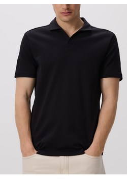 Reserved - Koszulka polo regular - czarny ze sklepu Reserved w kategorii T-shirty męskie - zdjęcie 182011973