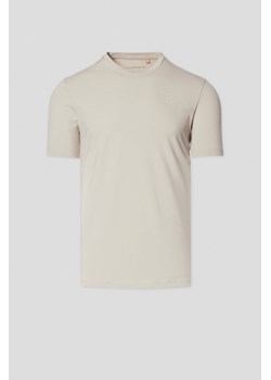 Koszulka z Bawełną Jasnobeżowa Jeffrey ze sklepu Lancerto S.A. w kategorii T-shirty męskie - zdjęcie 182017780