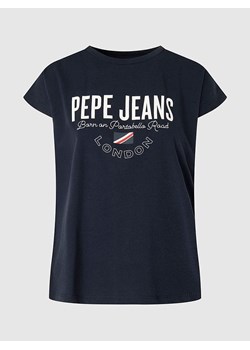 Pepe Jeans Koszulka &quot;Parker&quot; w kolorze granatowym ze sklepu Limango Polska w kategorii Bluzki damskie - zdjęcie 182018610