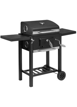 Węglowy grill z pokrywką na kółkach K5-T99 - id: 50575 - marki Elior - 182019512 Węglowy grill z pokrywką na kółkach K5-T99 ze sklepu Edinos.pl w kategorii Ogród i taras - zdjęcie 182019512