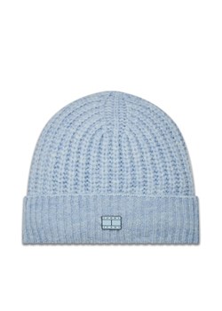 Czapka Tommy Jeans City Girl AW0AW15846 Błękitny ze sklepu eobuwie.pl w kategorii Czapki zimowe damskie - zdjęcie 182022154