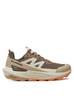 Sneakersy Salomon Elixir Activ Gore-Tex L47456400 Brązowy ze sklepu eobuwie.pl w kategorii Buty sportowe damskie - zdjęcie 182022323