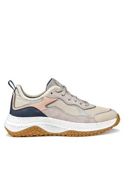 Sneakersy Geox D Oliviera + Grip D55VNA 0AS22 CH65Y Beżowy ze sklepu eobuwie.pl w kategorii Buty sportowe damskie - zdjęcie 182022360