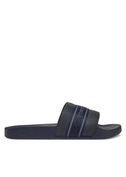 Klapki Tommy Hilfiger Hilfiger Poolside With Webbing FW0FW08529 Granatowy ze sklepu eobuwie.pl w kategorii Klapki damskie - zdjęcie 182022431