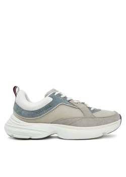 Sneakersy Tommy Hilfiger FM0FM05384 Szary ze sklepu eobuwie.pl w kategorii Buty sportowe męskie - zdjęcie 182022450