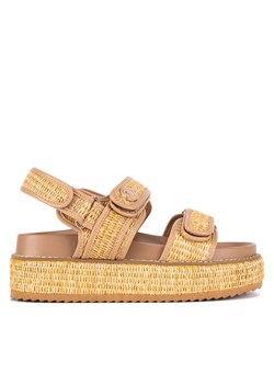 Sandały Badura BEGONIA-TS6165-01 Beżowy ze sklepu eobuwie.pl w kategorii Espadryle damskie - zdjęcie 182022590