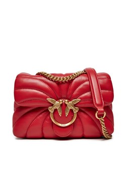Torebka PINKO Love Puff Mini Cl AI 24-25 PLTT 100039 A1EX Czerwony ze sklepu eobuwie.pl w kategorii Kopertówki - zdjęcie 182022712