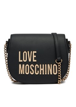 Torebka LOVE MOSCHINO JC4194PP1LKD0000 Czarny ze sklepu eobuwie.pl w kategorii Listonoszki - zdjęcie 182022841
