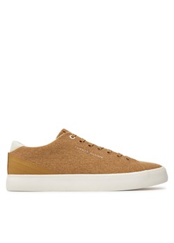 Tenisówki Tommy Hilfiger Th Hi Vulc Low Summer Cvs FM0FM05056 Khaki ze sklepu eobuwie.pl w kategorii Trampki męskie - zdjęcie 182023064