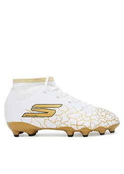Buty do piłki nożnej Skechers Skx_1.5 High Jr Td Fg 252086N/WBGD Biały - id: 0000304639661 - marki Skechers - 182023084 Buty do piłki nożnej Skechers Skx_1.5 High Jr Td Fg 252086N/WBGD Biały ze sklepu eobuwie.pl w kategorii Buty sportowe dziecięce - zdjęcie 182023084