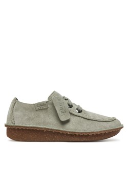 Półbuty Clarks Funny Dream 26182262 Zielony ze sklepu eobuwie.pl w kategorii Półbuty damskie - zdjęcie 182023192