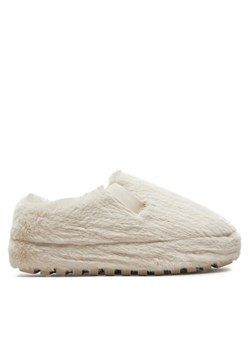 Kapcie Calvin Klein Jeans Home Anke Slipper Wn Fur YW0YW01596 Écru ze sklepu eobuwie.pl w kategorii Kapcie damskie - zdjęcie 182023282