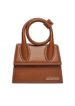 Torebka JACQUEMUS Le Chiquito Noeud 213BA005-3072 Brązowy ze sklepu eobuwie.pl w kategorii Torebki damskie - zdjęcie 182023531